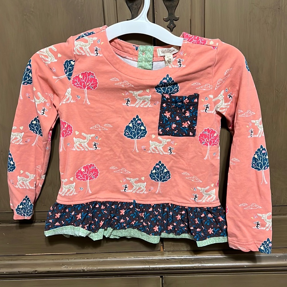 NWT Matilda Jane deer print top